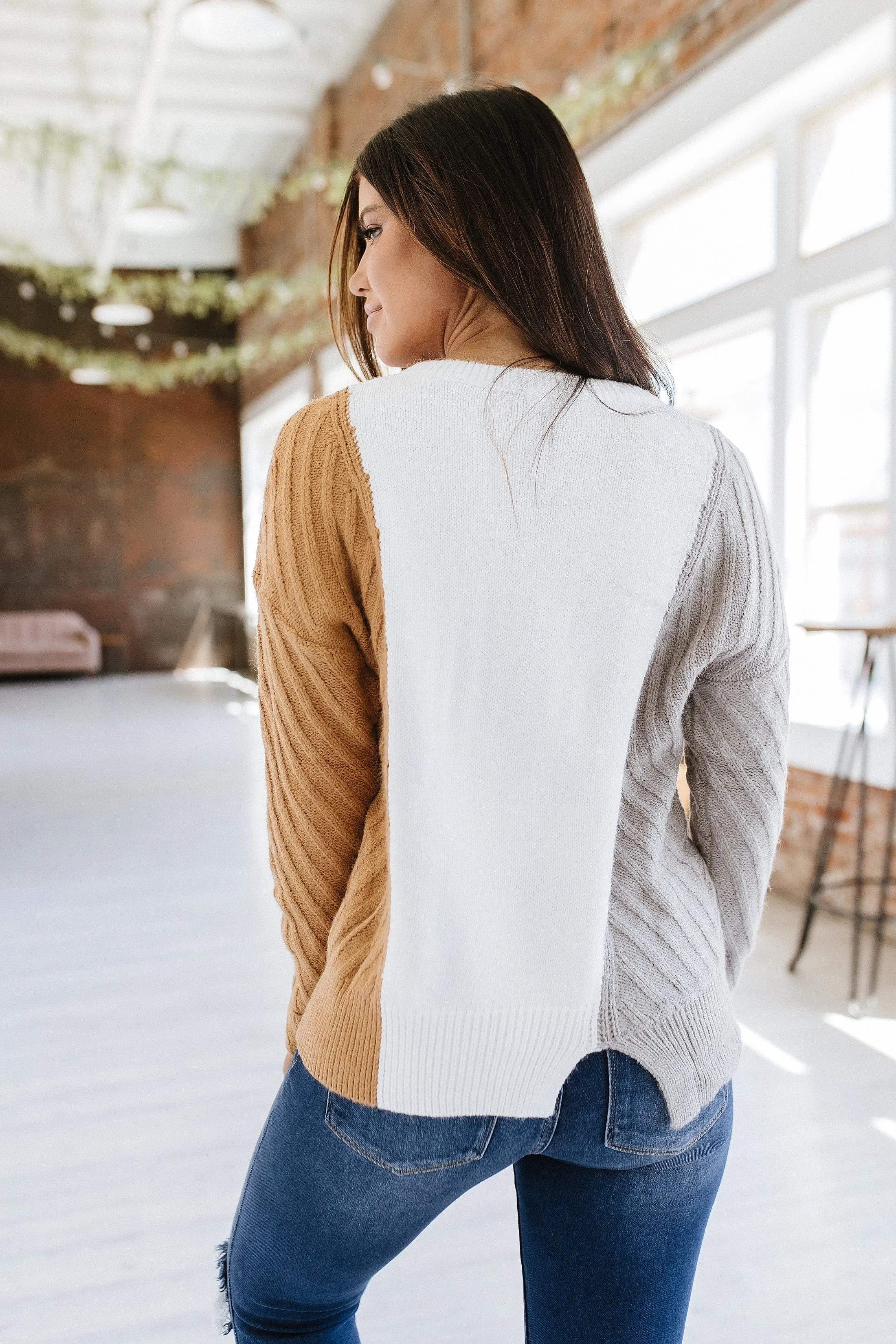 Andi Colorblock Drop Shoulder Sweater | S-2XL | PRE ORDER