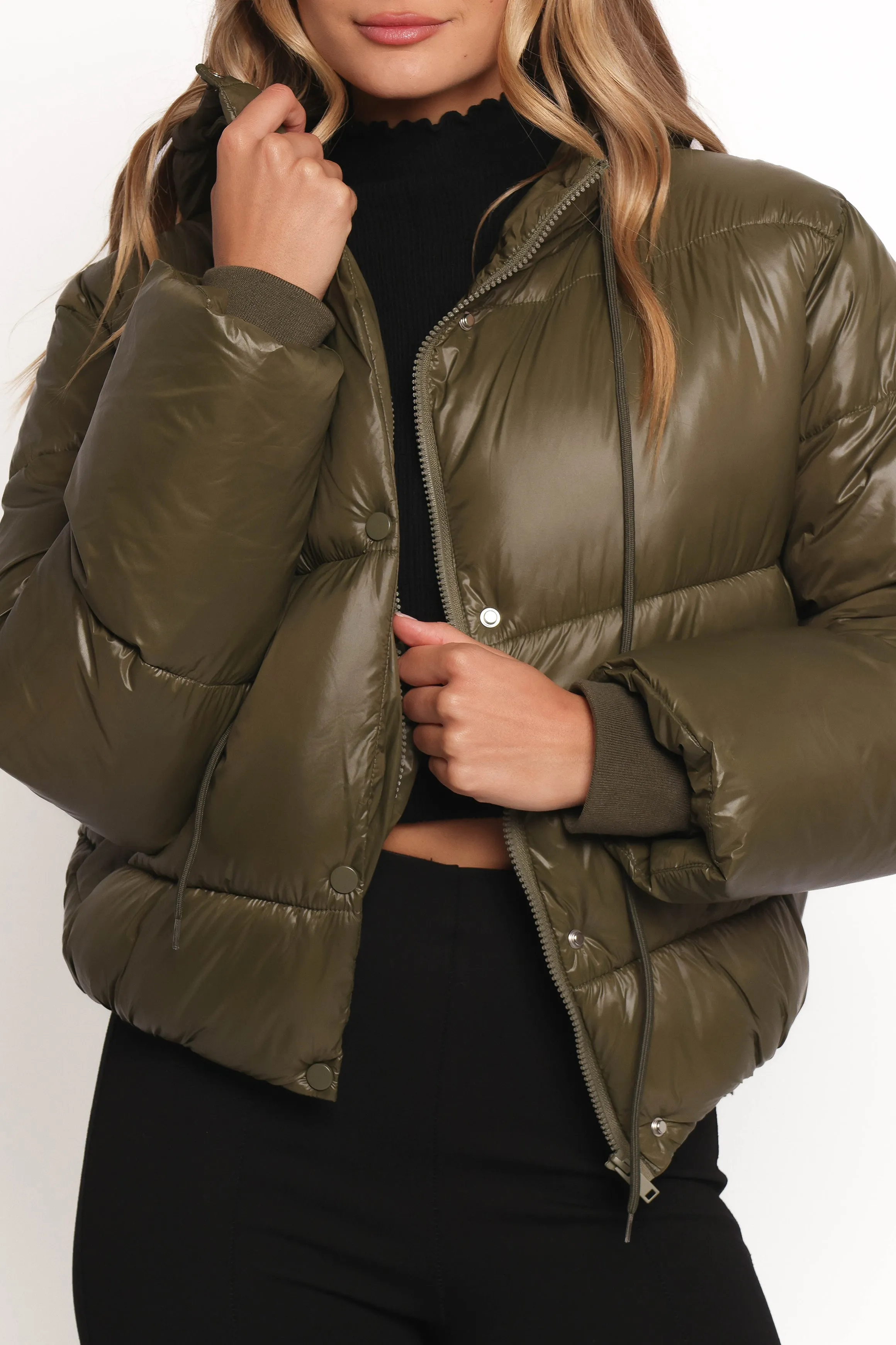 Archie Puffer Jacket - Olive