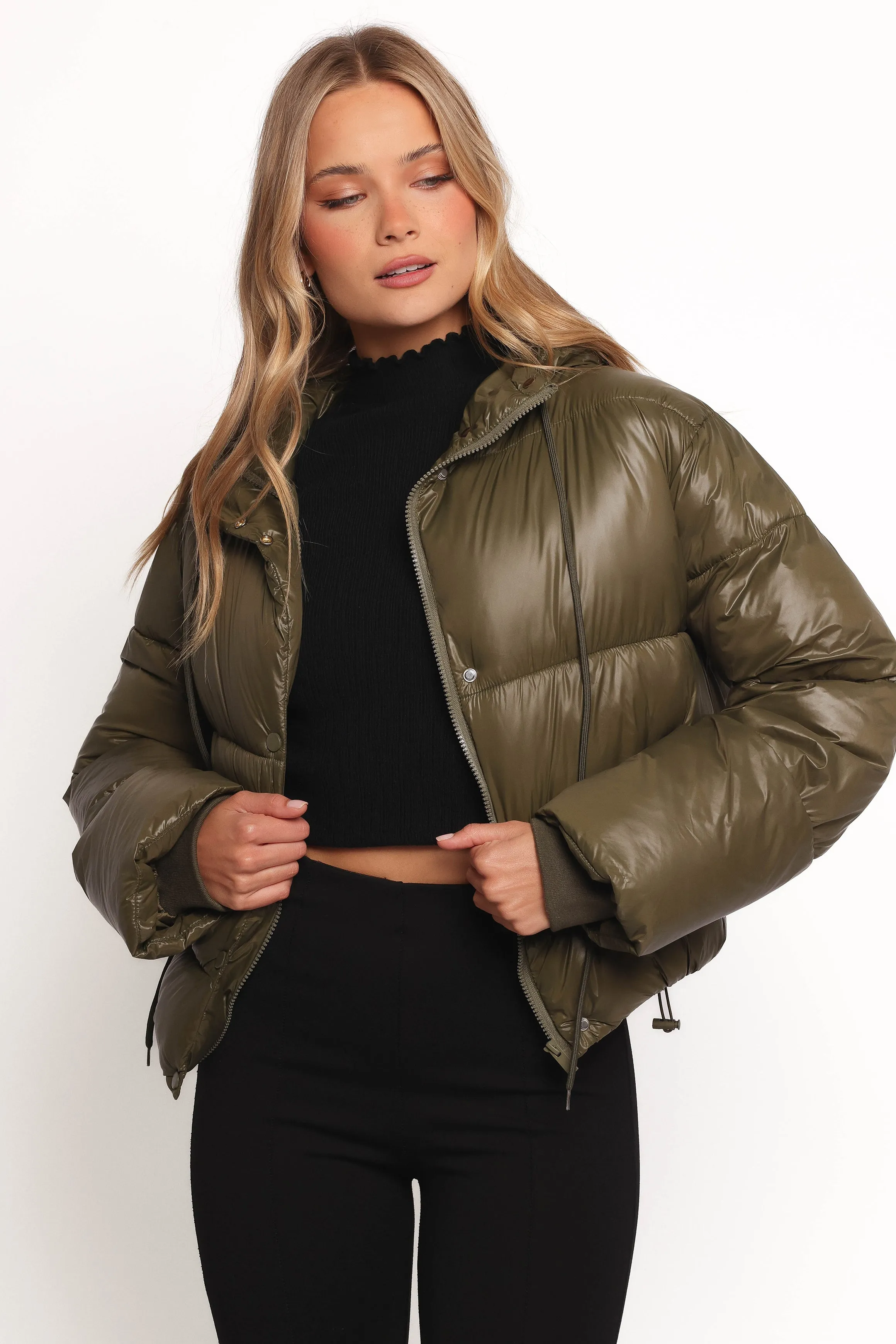 Archie Puffer Jacket - Olive