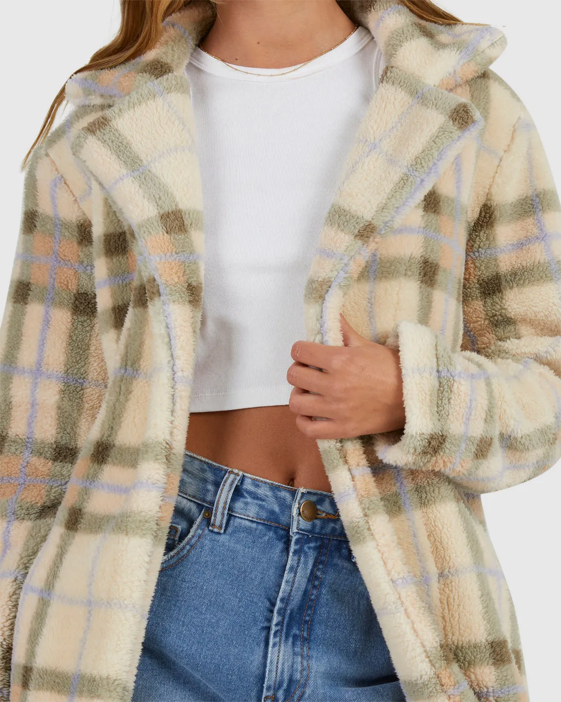 Billabong Womens Brick Lane Cozy Teddy Jacket