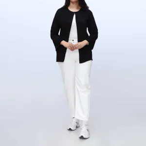 Black Mid Length Cardigan PW3908