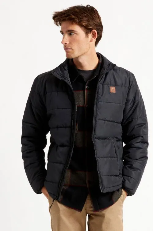 BRIXTON CASS PUFFER JACKET - BLACK