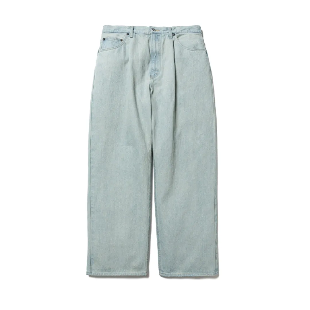 COLOR DENIM 1TUCK PANTS