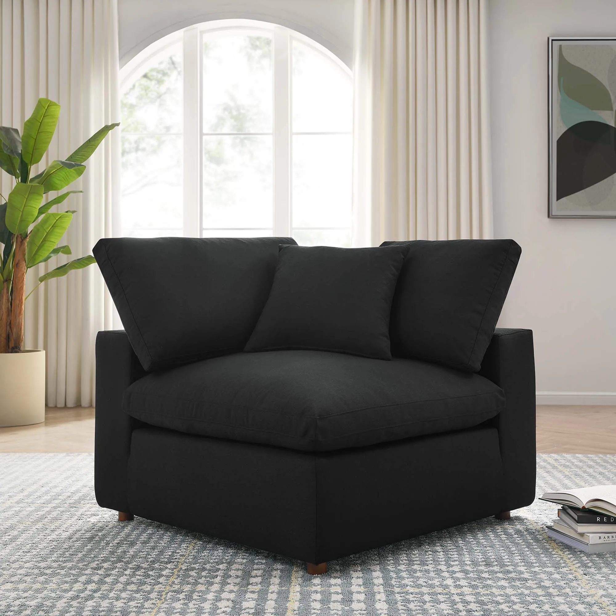 Commix Down Filled Overstuffed Corner Chair by Modway