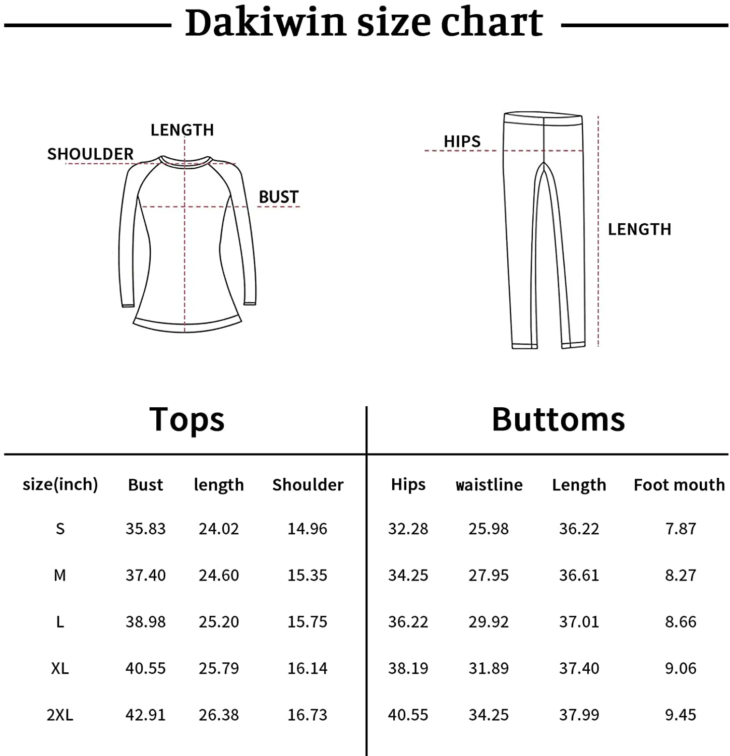 Dakiwin Women 's Thermal Underwear,Ultra-Soft Fleece Lined Winter Warm Base Layer Long,Moisture-Wicking Top & Bottom Set