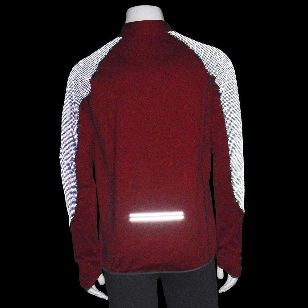 Early Riser Reflective Men's Pullover in Red