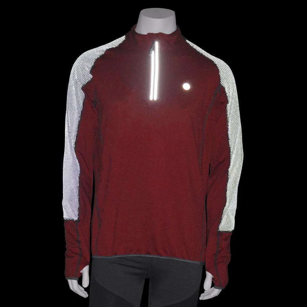 Early Riser Reflective Men's Pullover in Red