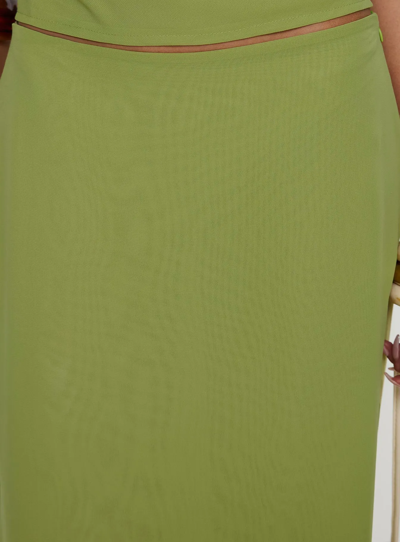 Eleganza Maxi Skirt Green