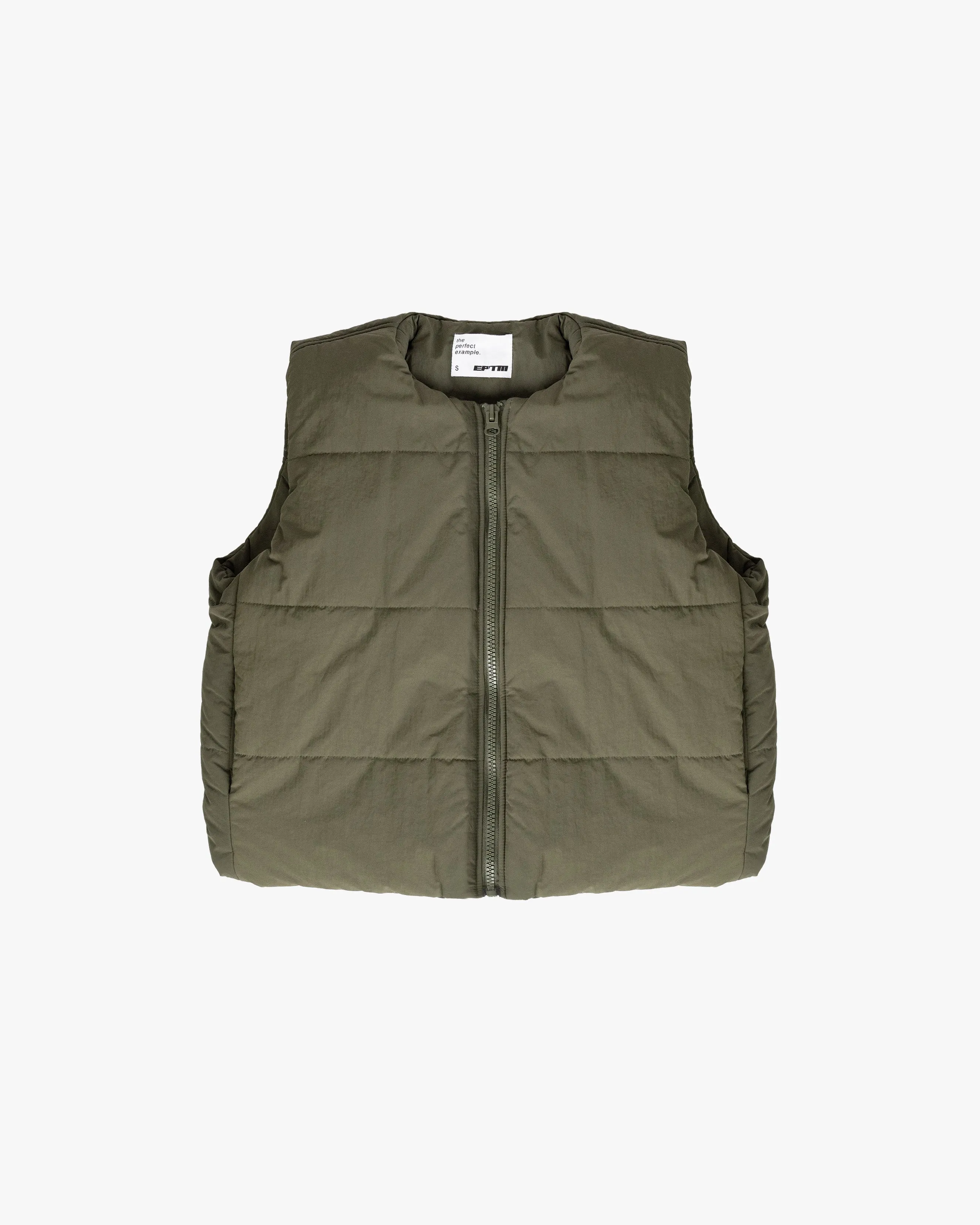 EPTM SHADOW PUFFER VEST-OLIVE