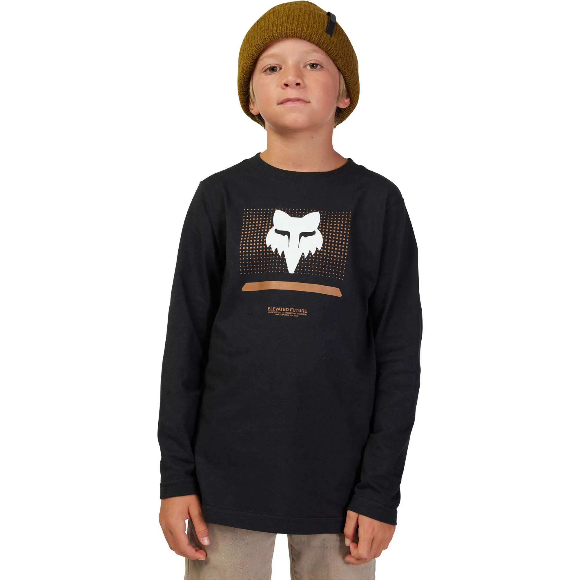 Fox Racing  Youth Magnetic Long Sleeve Tee T-Shirt Midweight Comfortable Black