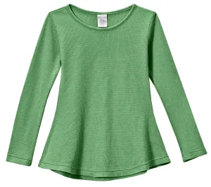 Girls Soft & Cozy Thermal Long Sleeve Tunic | Elf Green