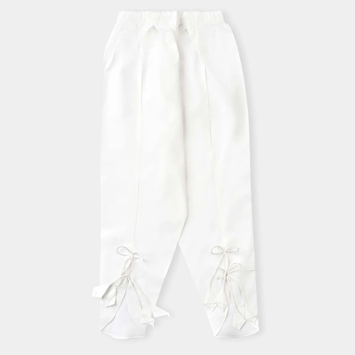 Girls Tulip Pant-White