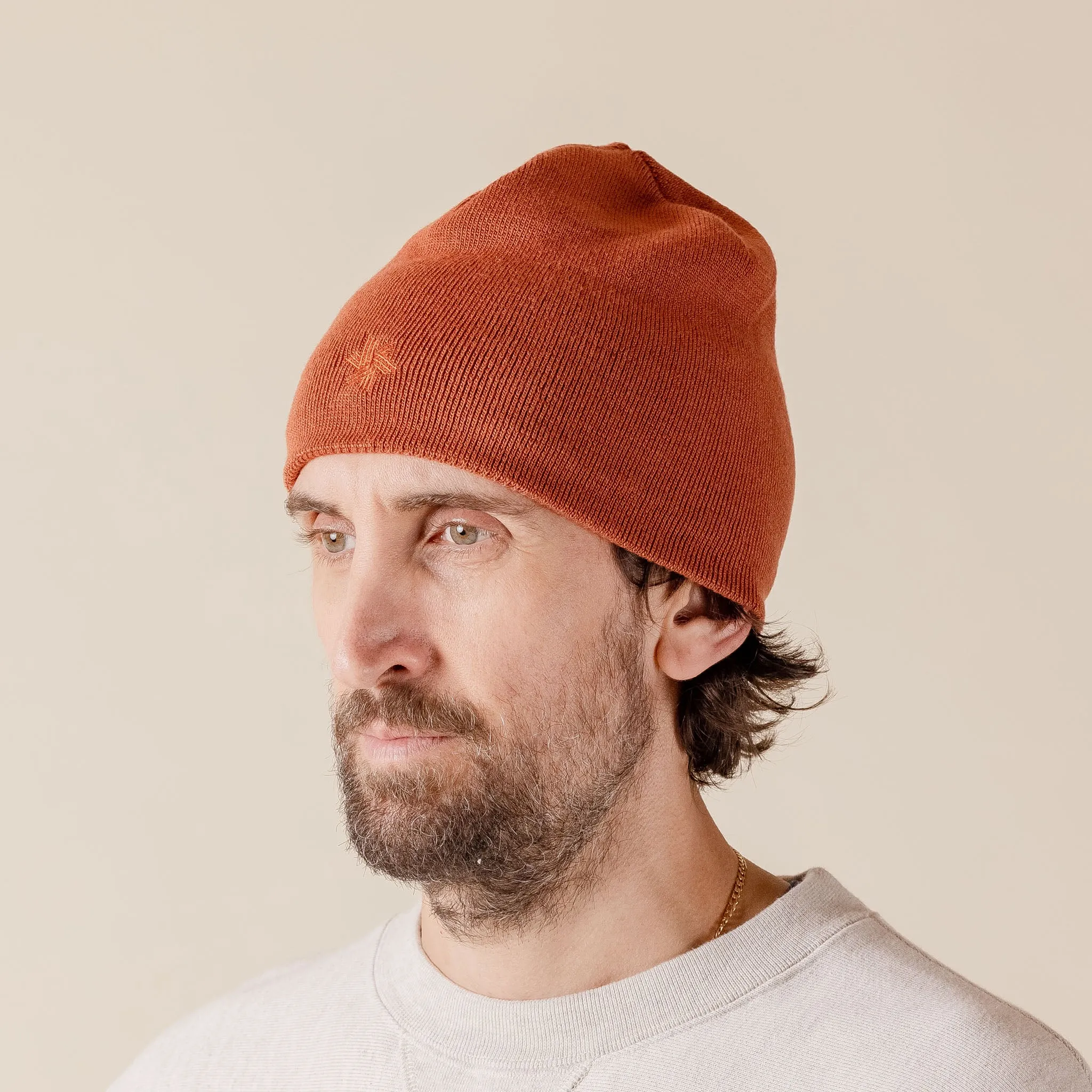 Goldwin - Logo Beanie - Rust