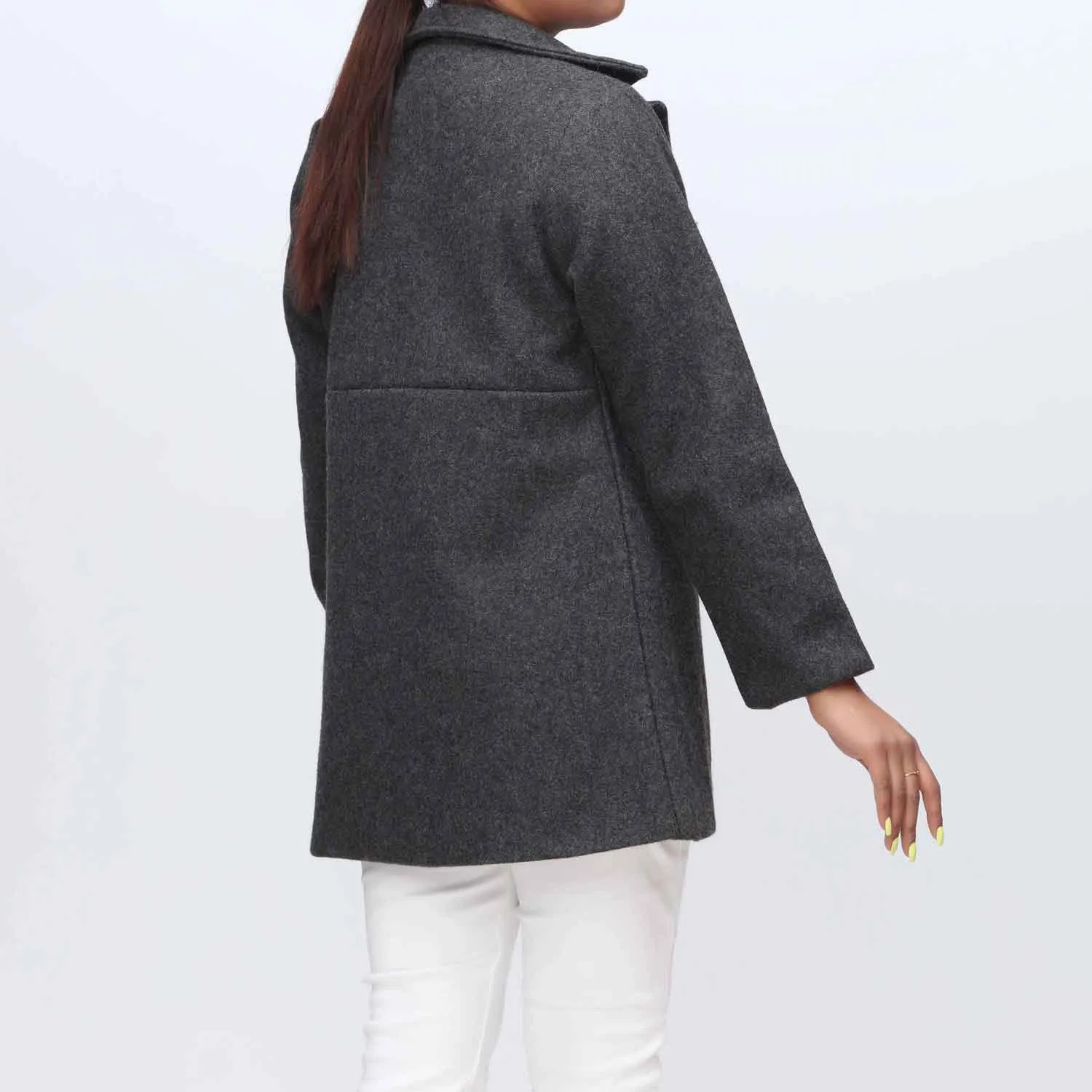 Grey Woolen Jacket PW9117