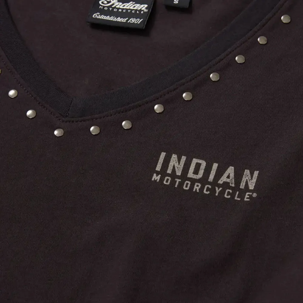 Indian Motorcycle  Polaris Womens Icon Graphic T-Shirt Tee Soft Lightweight Comfortable