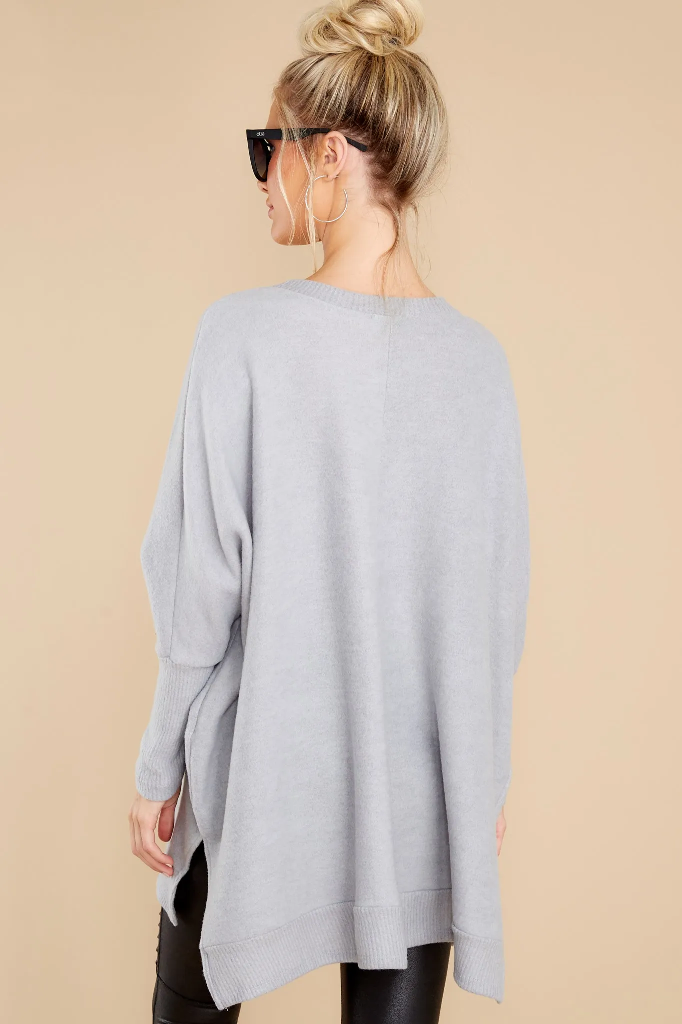 Just What I Need Heather Grey Top