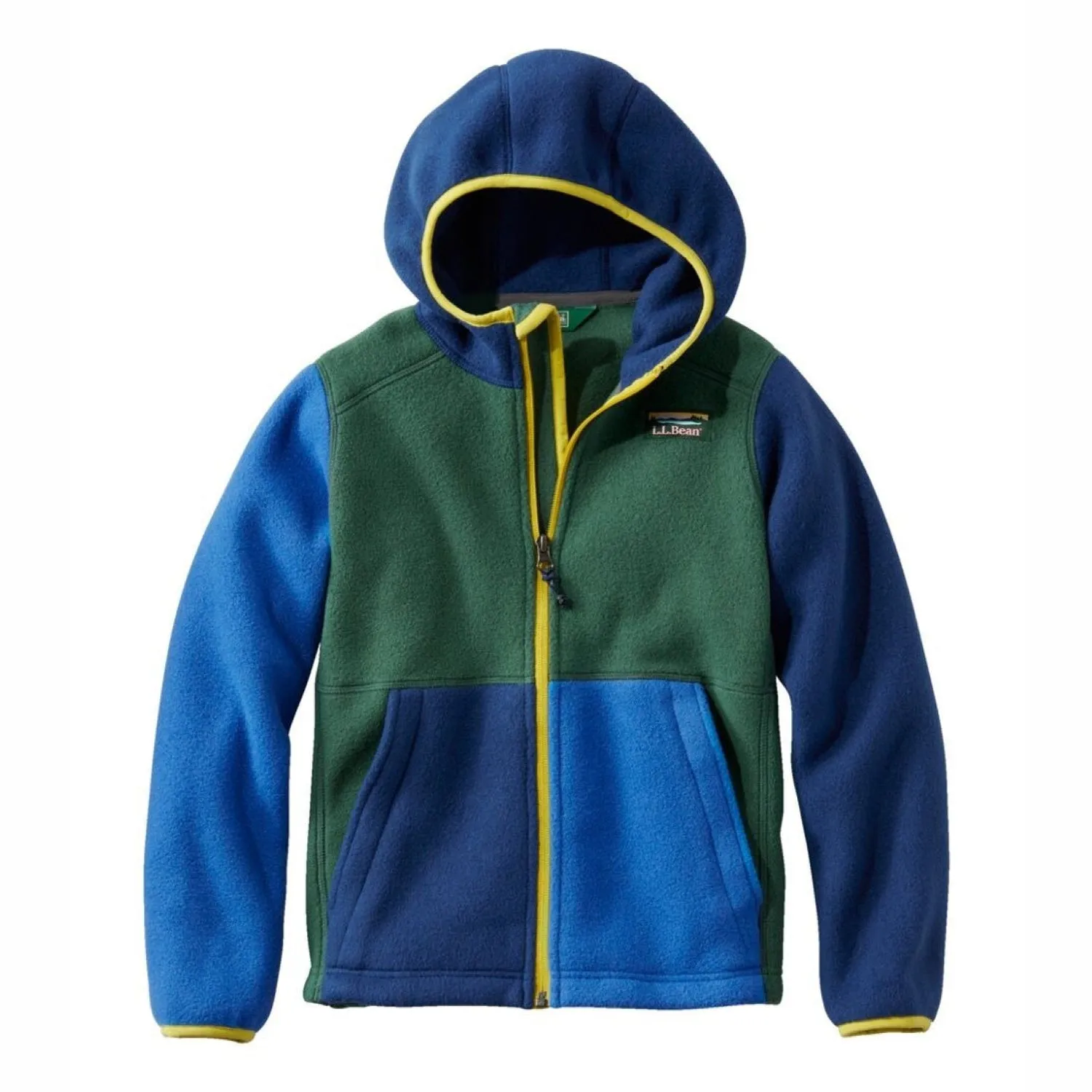 K's Mountain Classic Hooded Colorblock Fleece