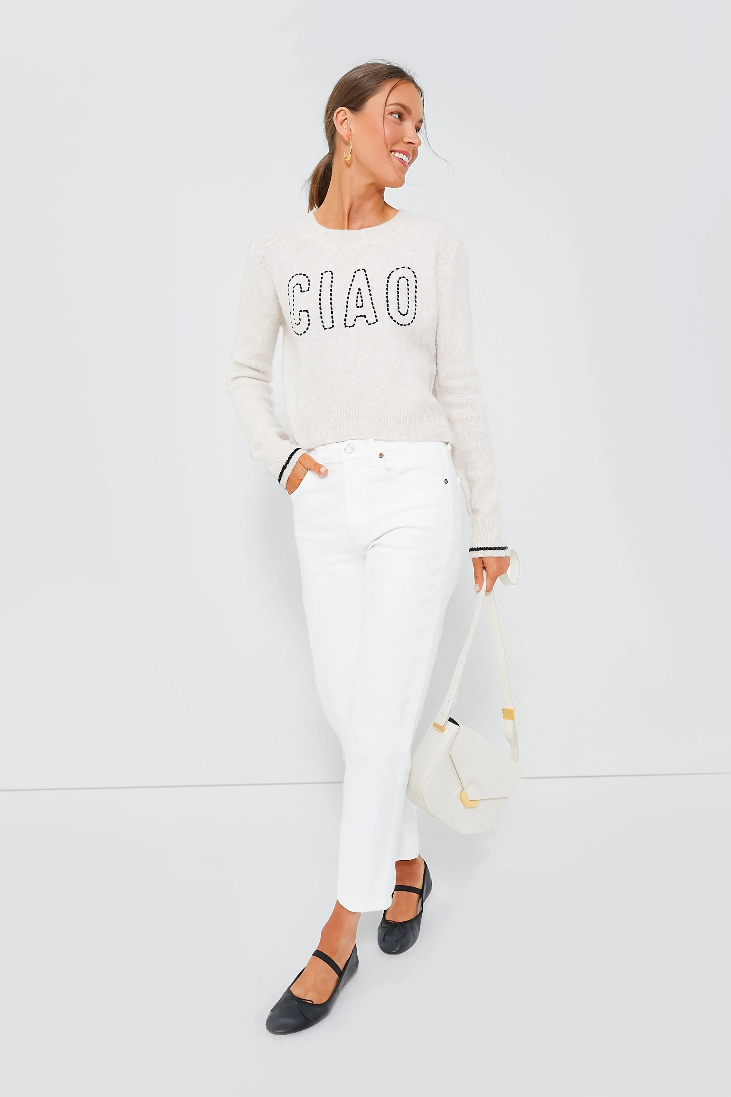 Light Oatmeal Ciao Milan Sweater