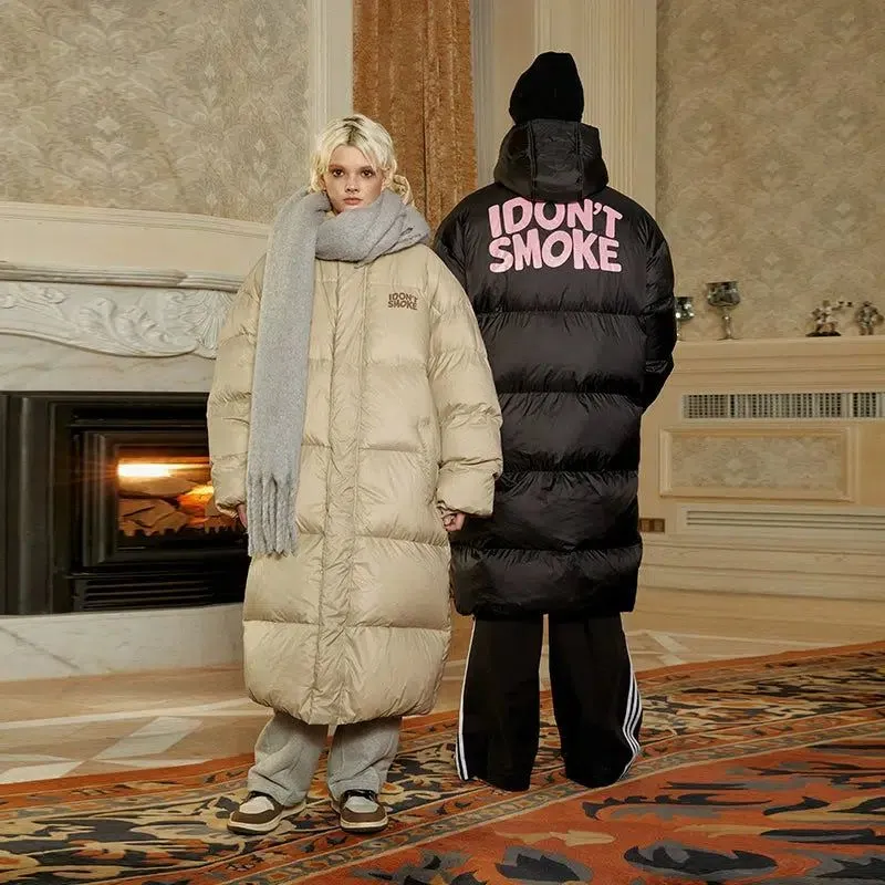 Long Quilted Puffer Coat