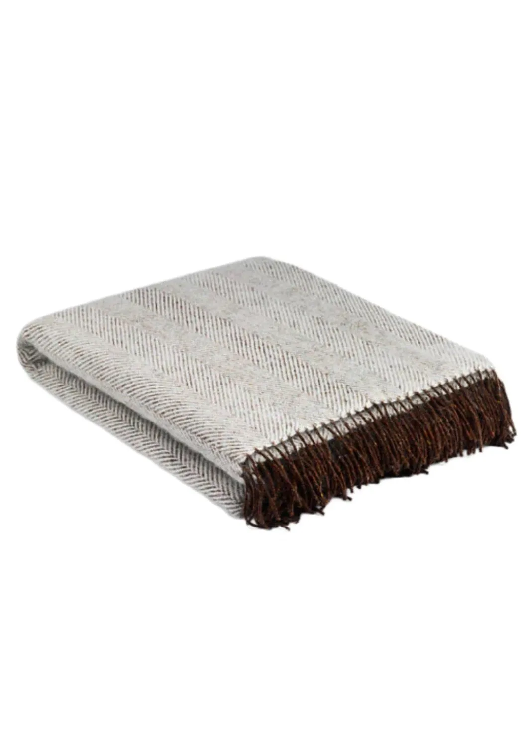 Mcnutt Chocolate Vanilla Wool Blanket