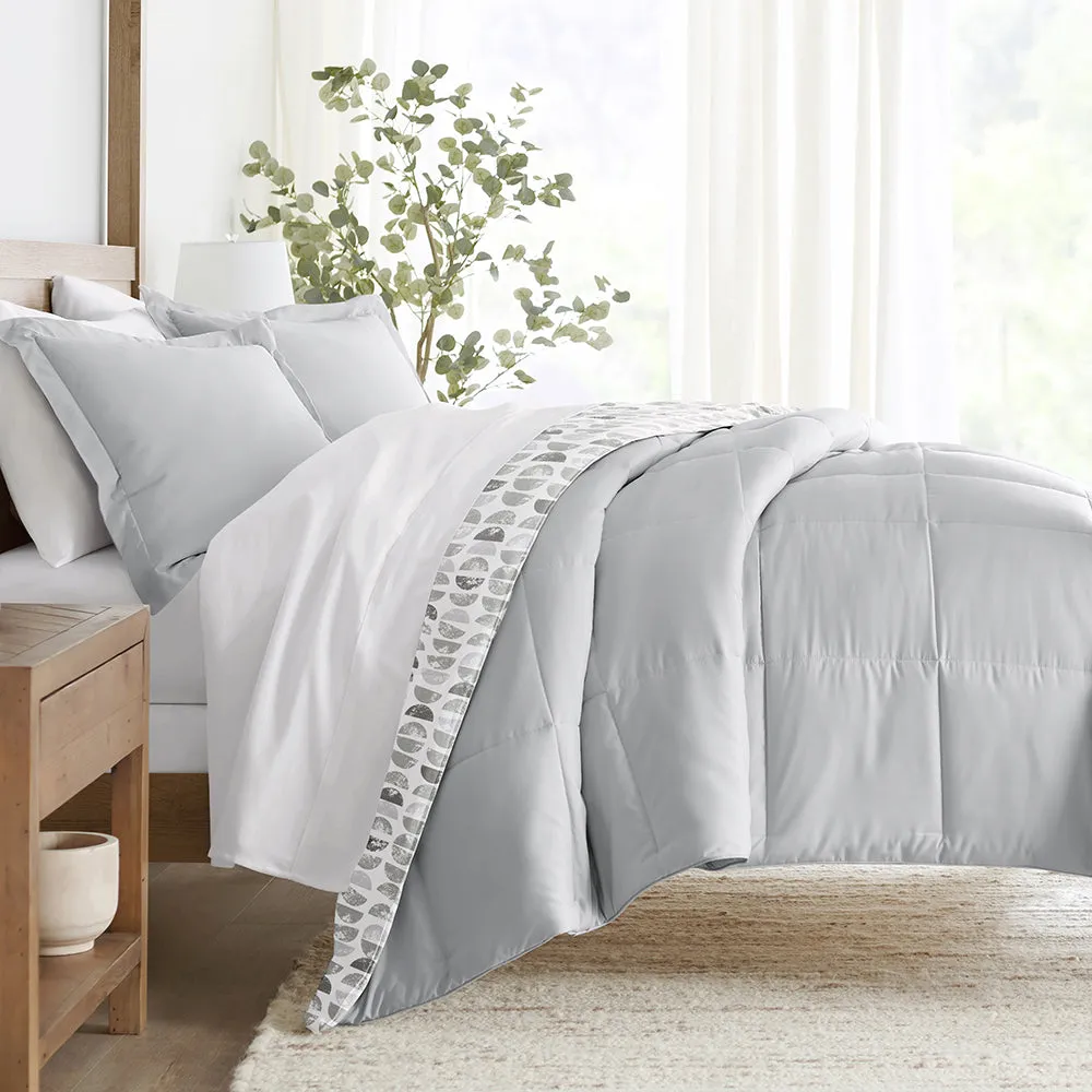 Moonlight Stars Reversible Down-Alternative Comforter Set