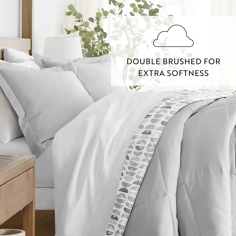 Moonlight Stars Reversible Down-Alternative Comforter Set