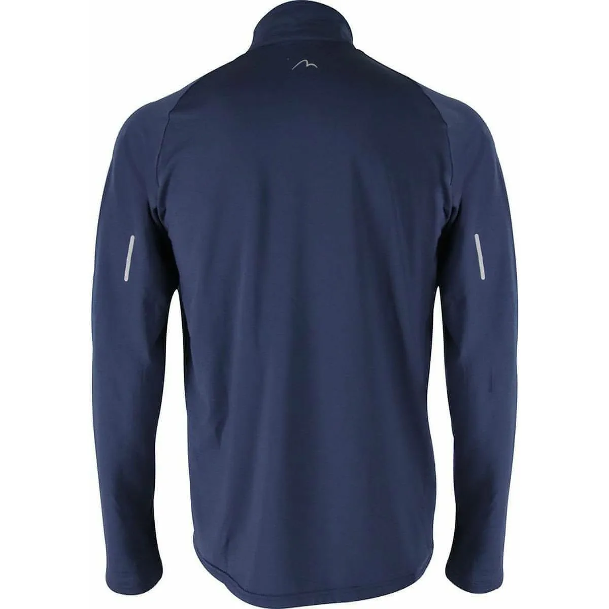 More Mile Alaska Half Zip Long Sleeve Mens Running Top - Navy