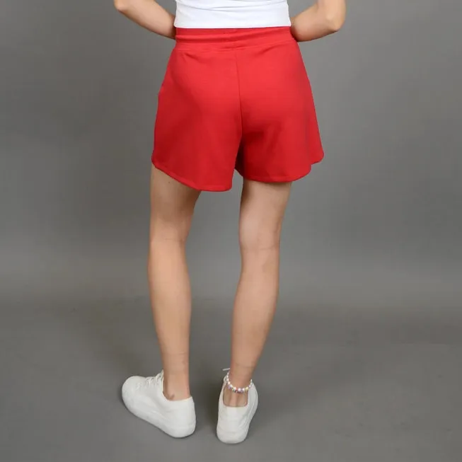 SENZA KNIT SHORT -  CHERRY RED