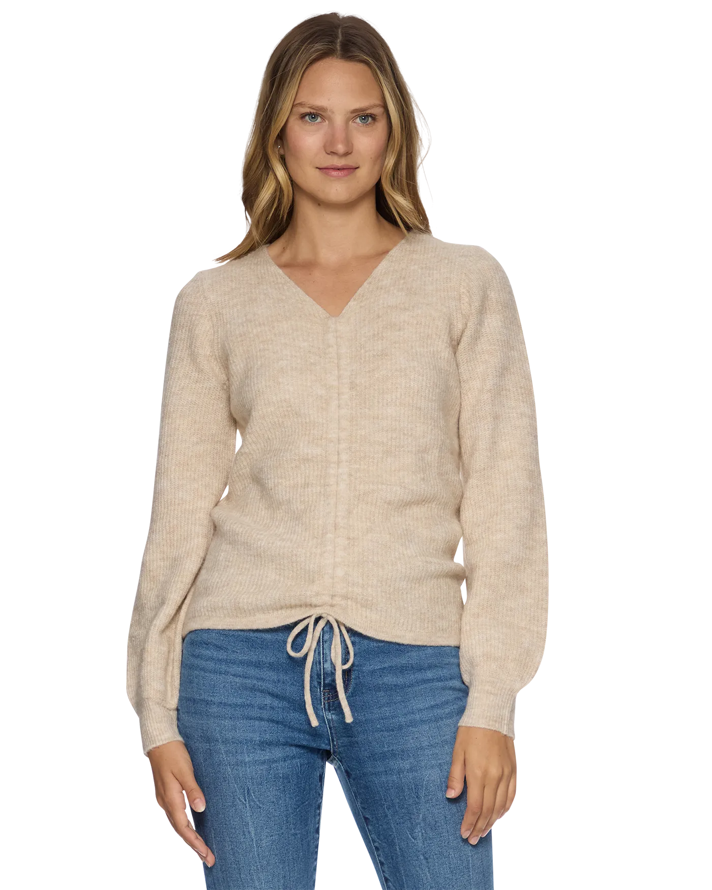 SHREVEPORT RUCHED SWEATER