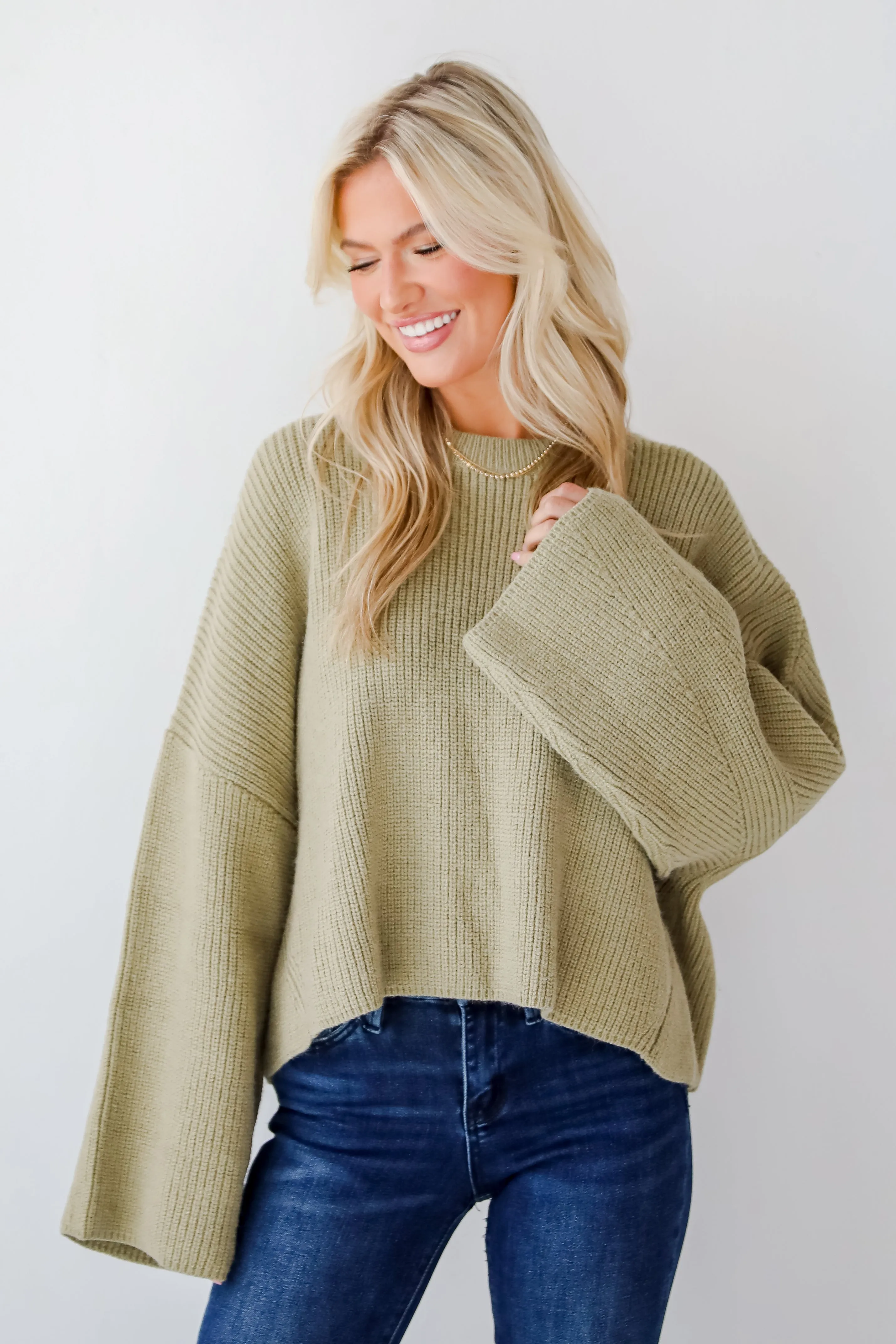 Signature Poise Green Sweater