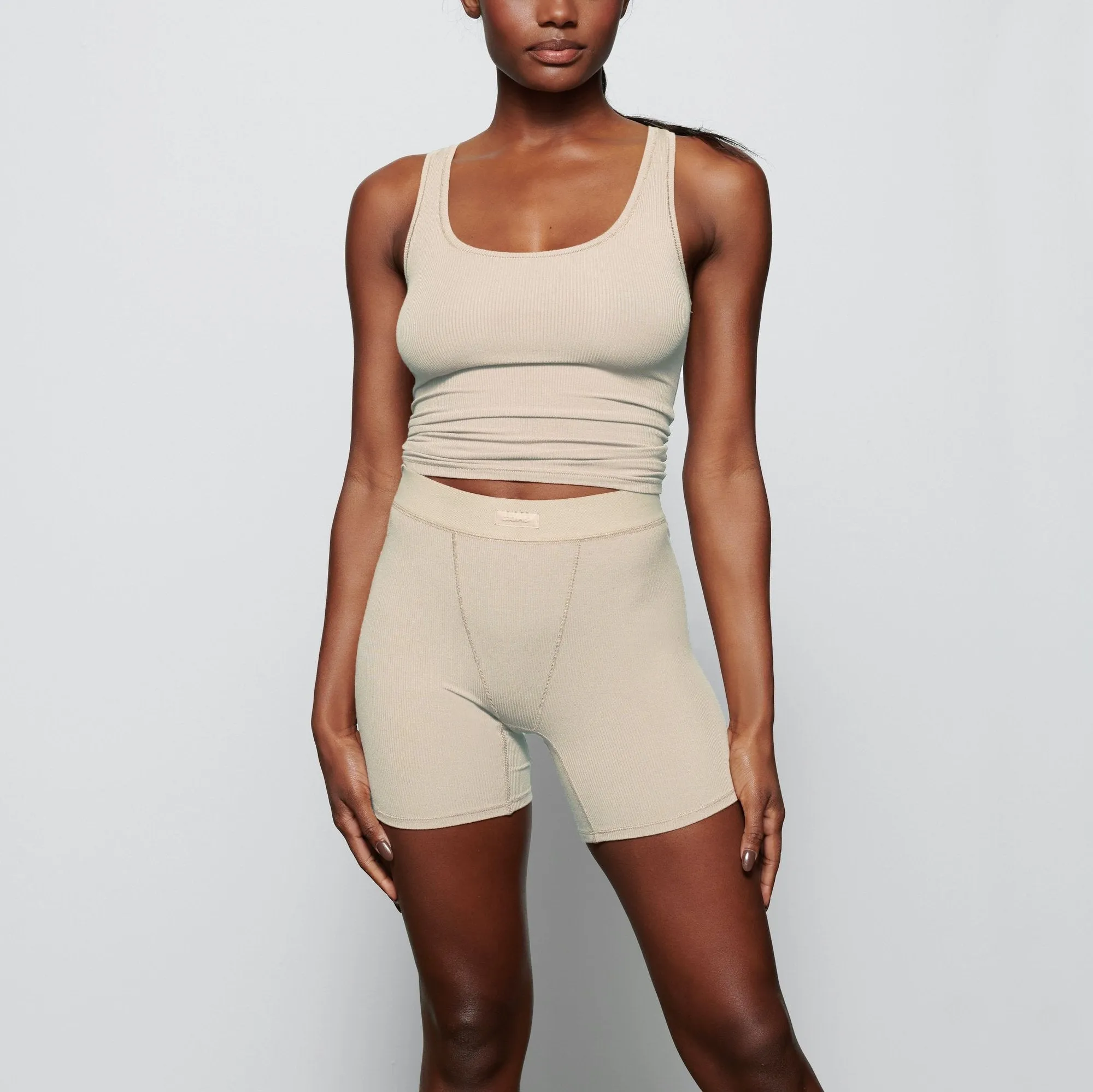 SOFT LOUNGE TANK | TAUPE