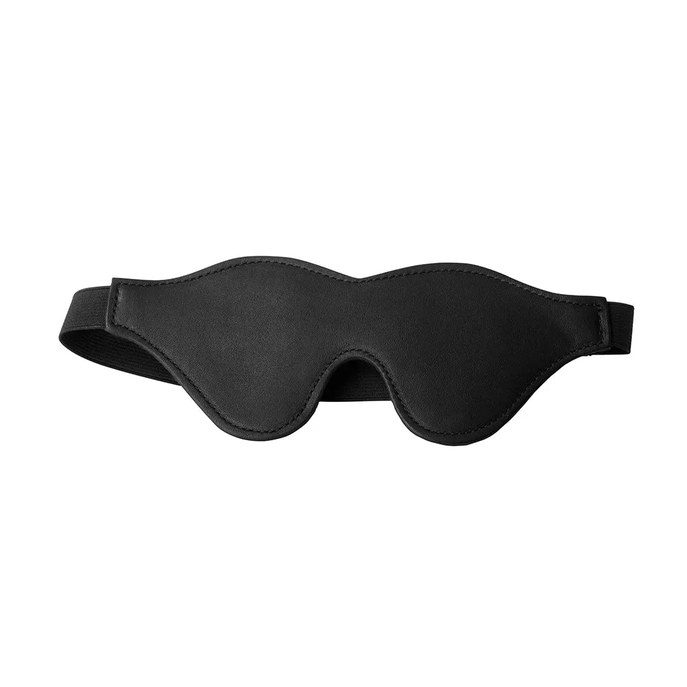 Strict Black Fleece Lined Blindfold