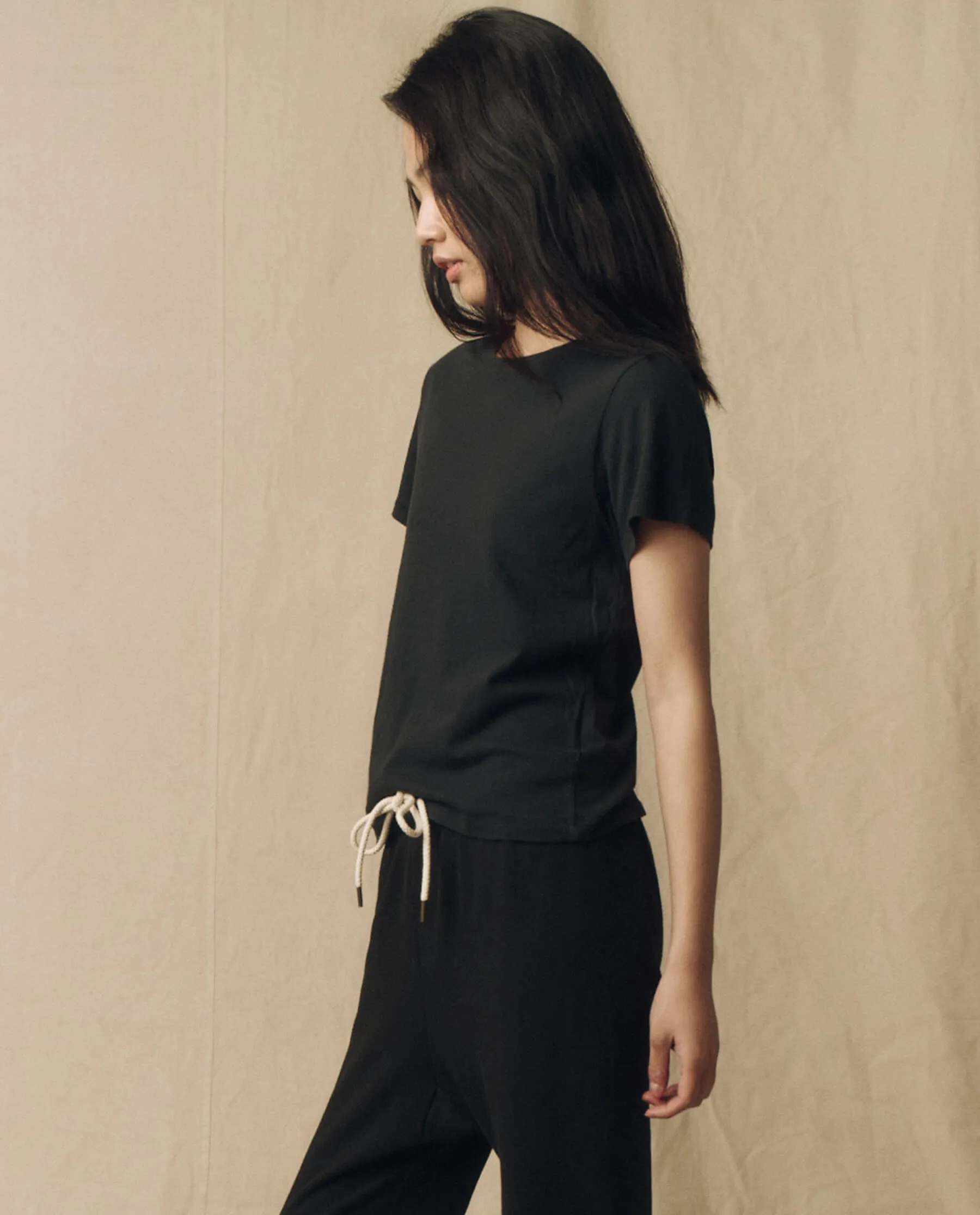 The Little Tee. Solid -- Almost Black