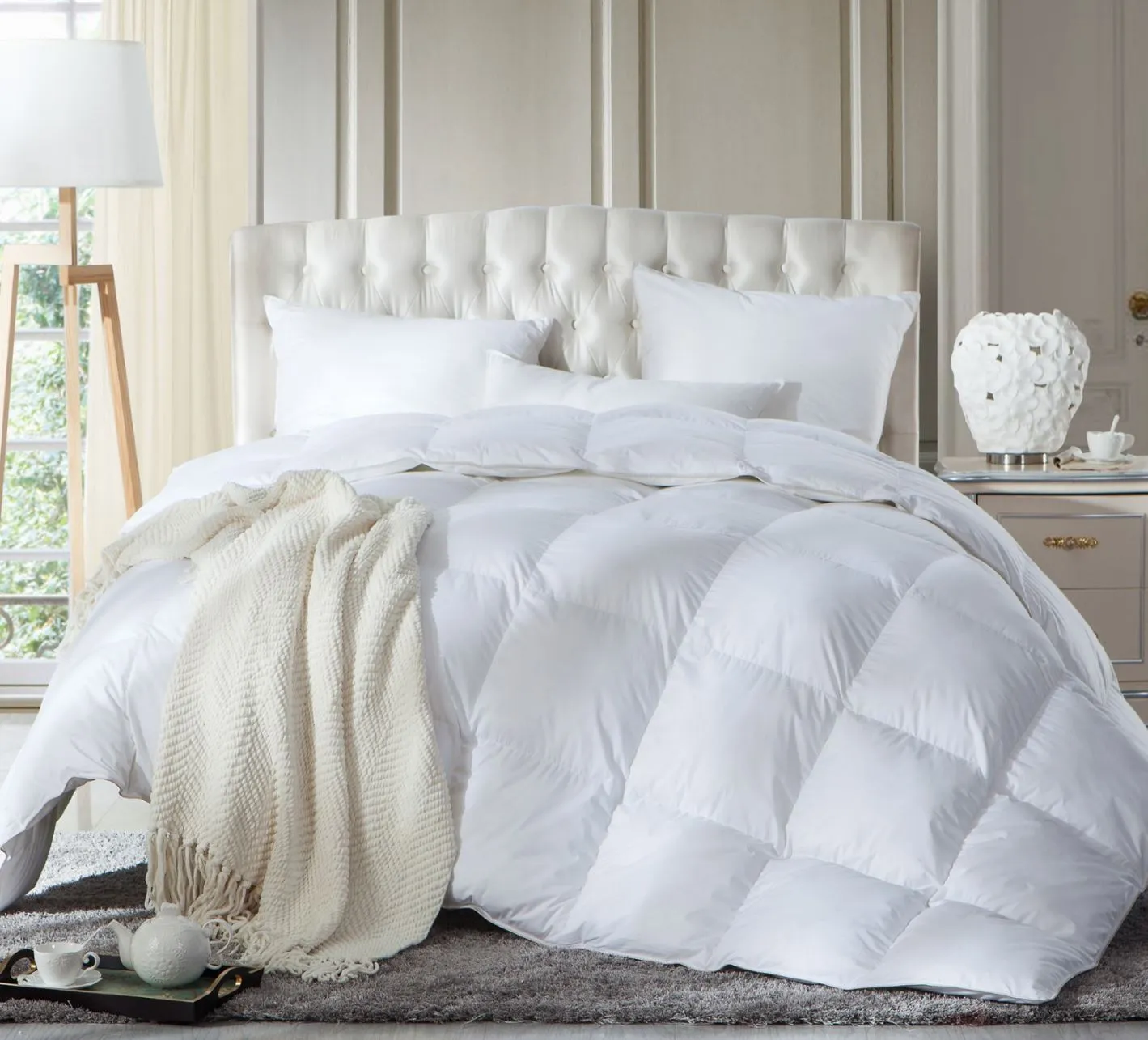 White Goose Down Duvet - 4 Season - Made in Canada