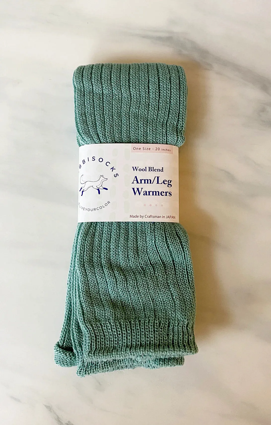 Wool Blend Ribbed Arm Warmers   Leg Warmers